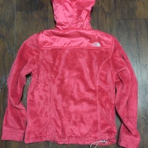 Pink/Coral Full Zip North Face Jacket